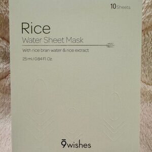 9wishes Rice Water Sheet Mask (10 sheets)